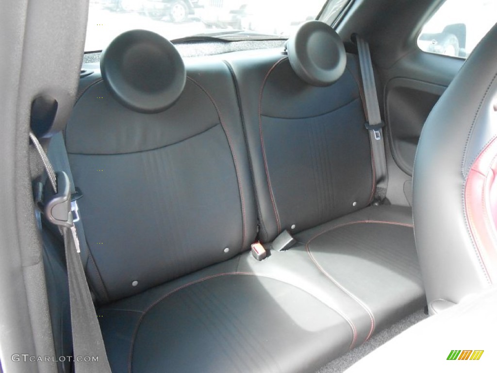 2013 Fiat 500 Abarth Rear Seat Photo #82480739