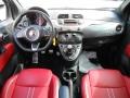 Abarth Nero/Rosso/Nero (Black/Red/Black) 2013 Fiat 500 Abarth Dashboard