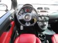 Abarth Nero/Rosso/Nero (Black/Red/Black) 2013 Fiat 500 Abarth Steering Wheel