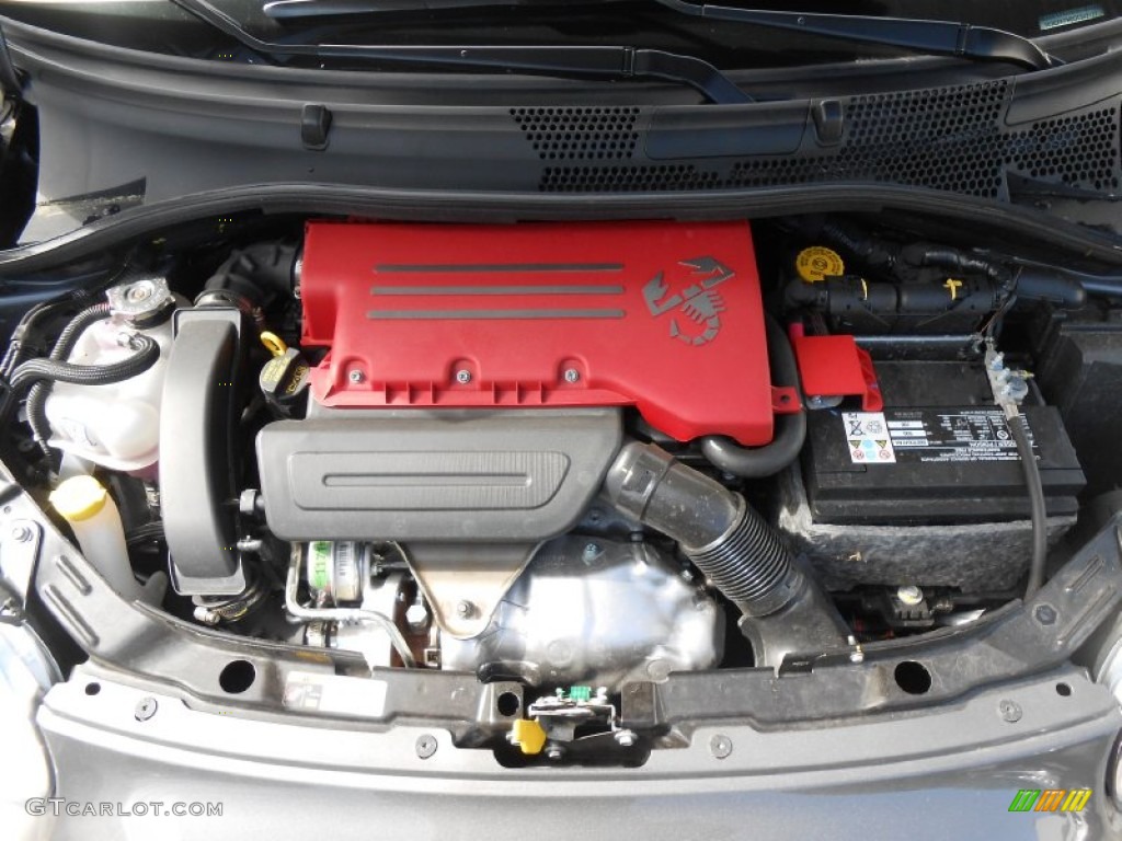 2013 Fiat 500 Abarth 1.4 Liter Abarth Turbocharged SOHC 16-Valve MultiAir 4 Cylinder Engine Photo #82480826