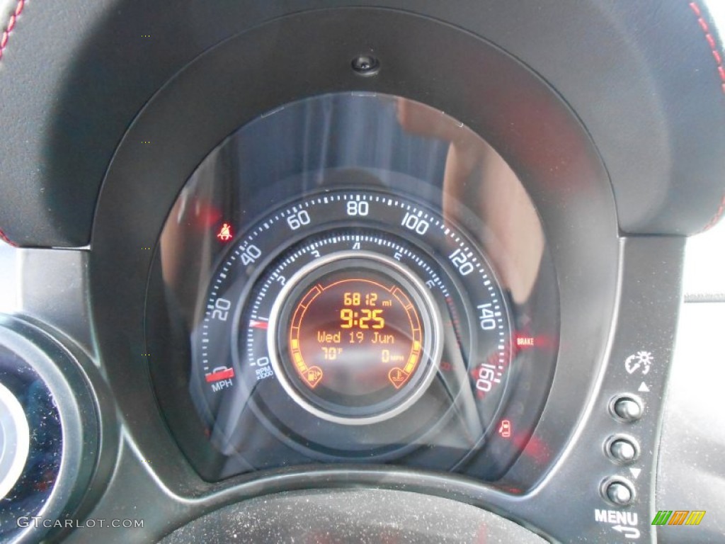 2013 Fiat 500 Abarth Gauges Photo #82481003
