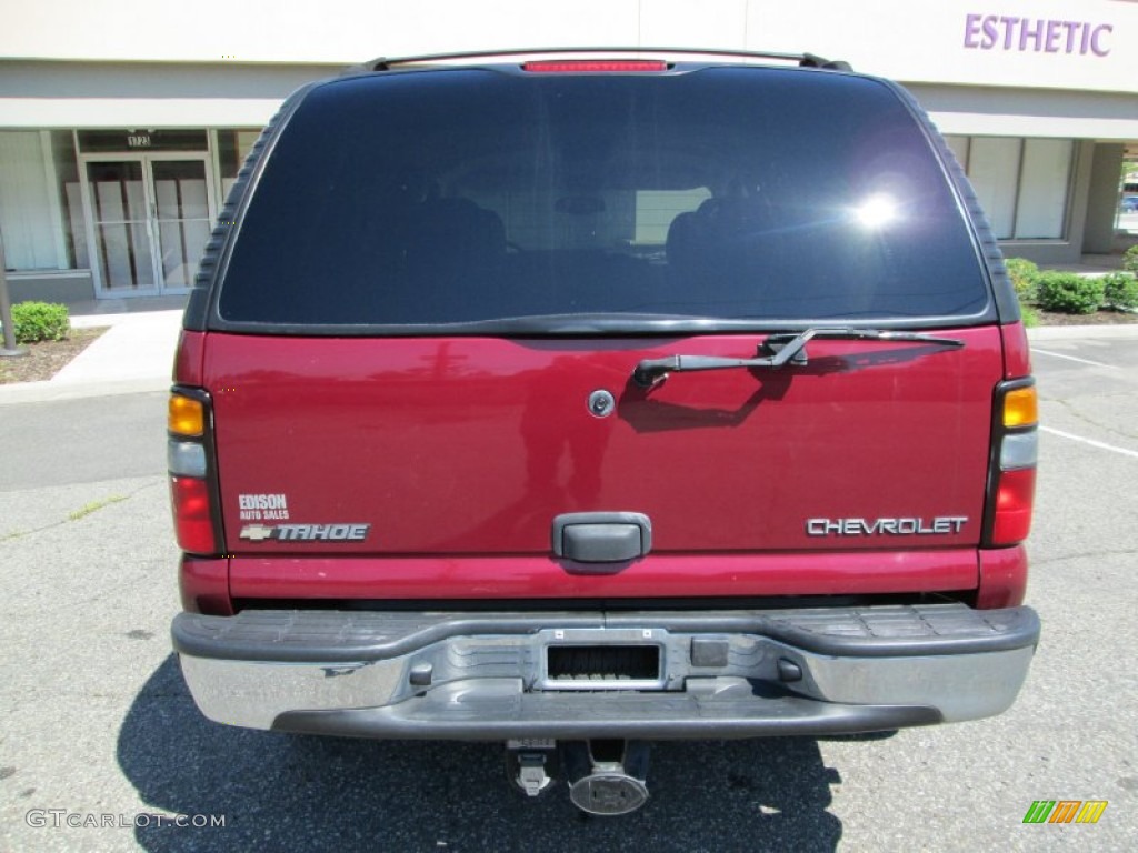 2004 Tahoe LS 4x4 - Sport Red Metallic / Tan/Neutral photo #6