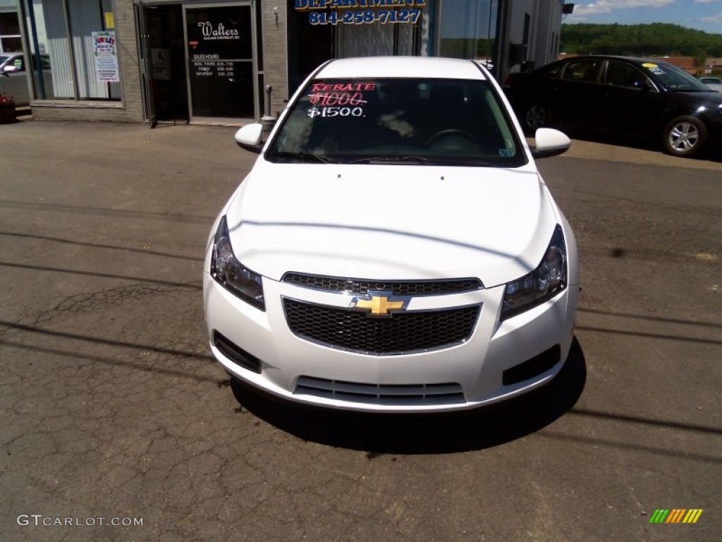 2013 Cruze ECO - Summit White / Jet Black/Sport Red photo #8