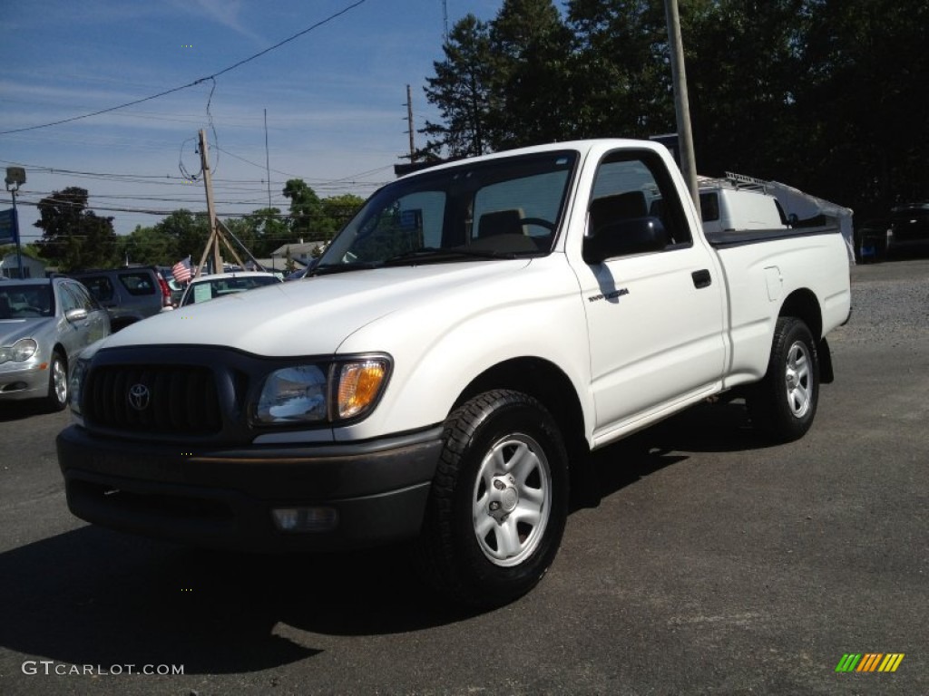 Super White Toyota Tacoma