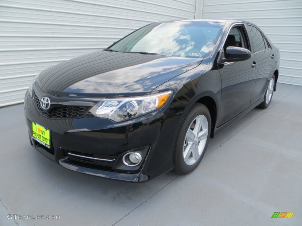 2013 Camry SE - Attitude Black Metallic / Black photo #7