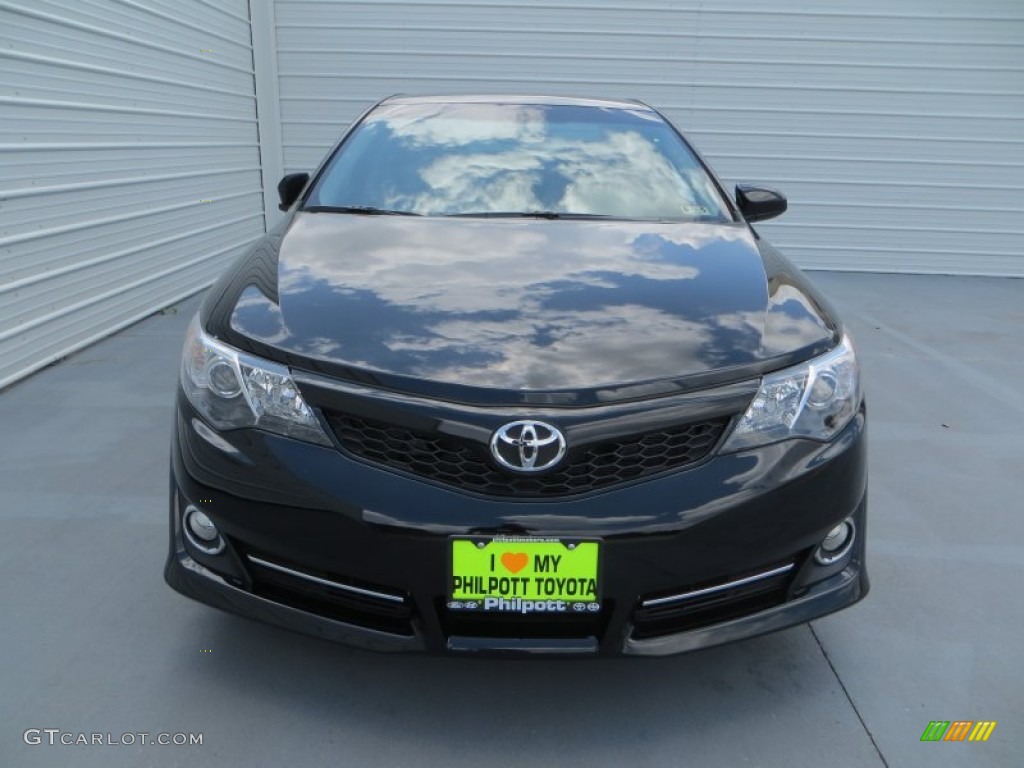 2013 Camry SE - Attitude Black Metallic / Black photo #8