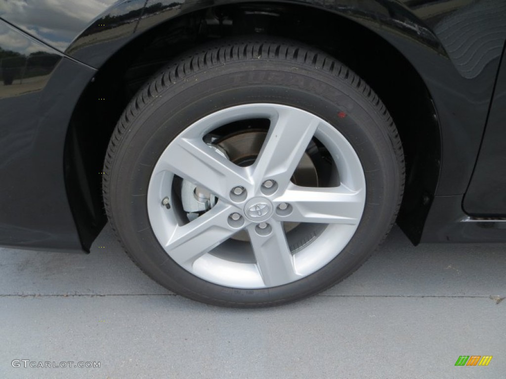 2013 Camry SE - Attitude Black Metallic / Black photo #10