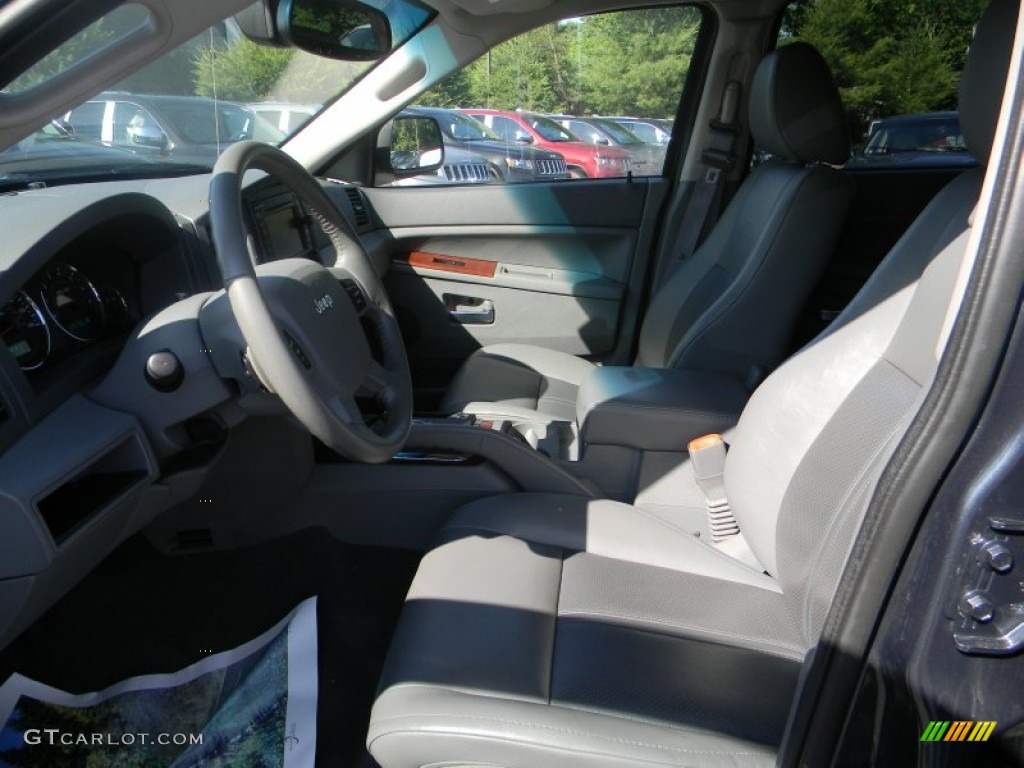 2007 Grand Cherokee Limited 4x4 - Steel Blue Metallic / Medium Slate Gray photo #7