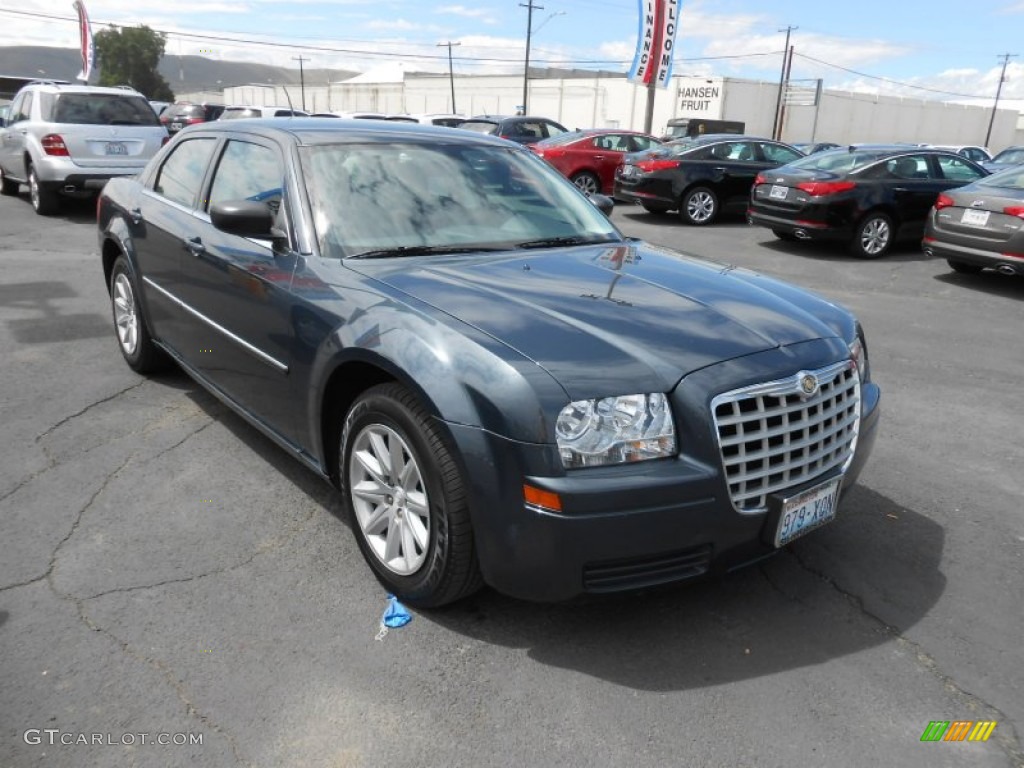 2008 300 LX - Steel Blue Metallic / Dark Slate Gray photo #3