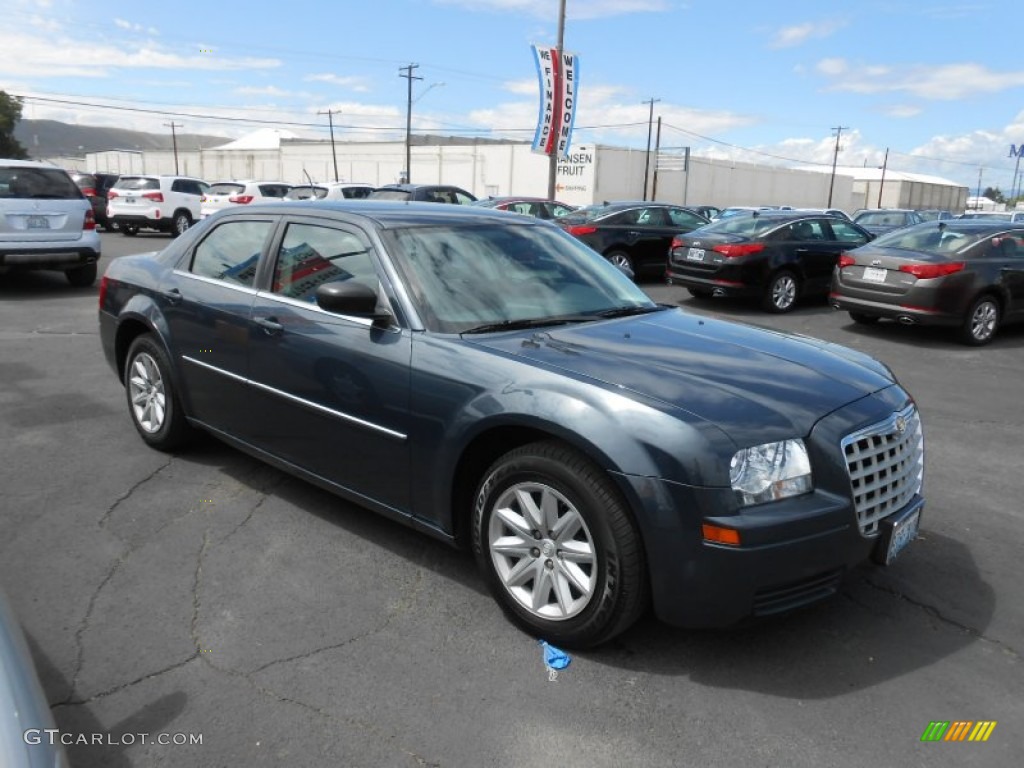 2008 300 LX - Steel Blue Metallic / Dark Slate Gray photo #4