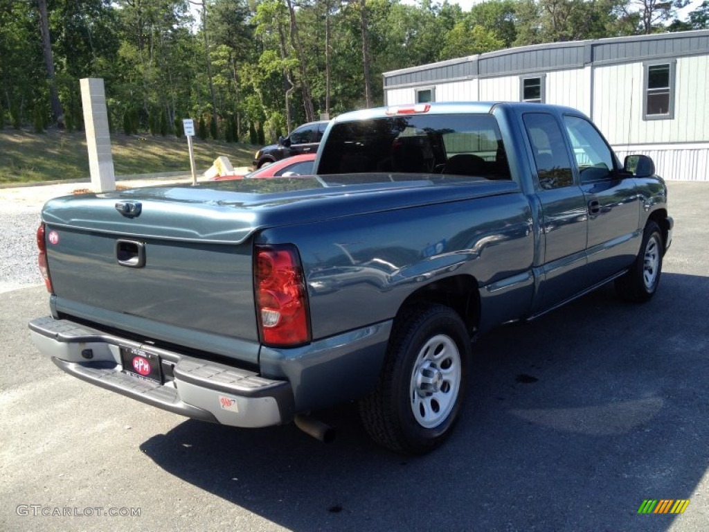 2007 Silverado 1500 Classic LS Extended Cab - Blue Granite Metallic / Dark Charcoal photo #11