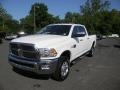 2012 Bright White Dodge Ram 2500 HD Laramie Longhorn Crew Cab 4x4  photo #1