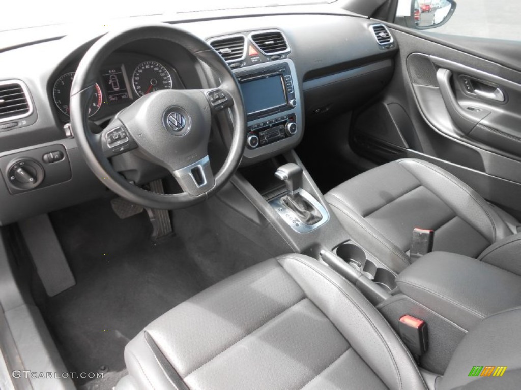 Titan Black Interior 2011 Volkswagen Eos Komfort Photo #82484303