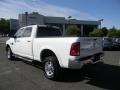 2012 Bright White Dodge Ram 2500 HD Laramie Longhorn Crew Cab 4x4  photo #3