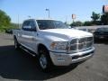 2012 Bright White Dodge Ram 2500 HD Laramie Longhorn Crew Cab 4x4  photo #6