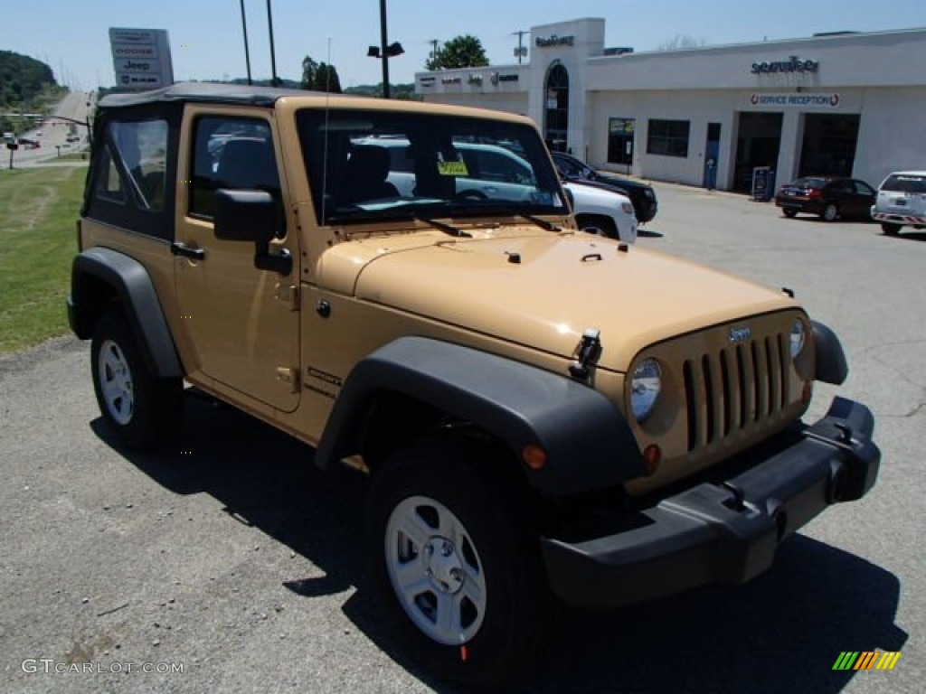2013 Wrangler Sport 4x4 - Dune Beige / Black photo #4