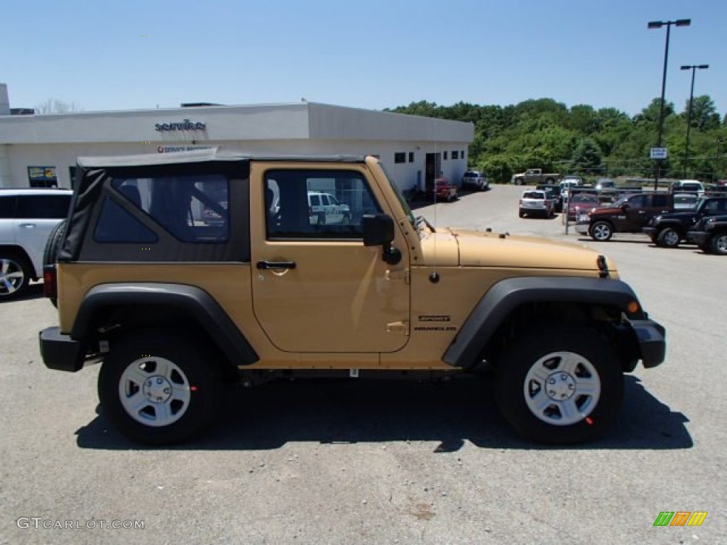 2013 Wrangler Sport 4x4 - Dune Beige / Black photo #5