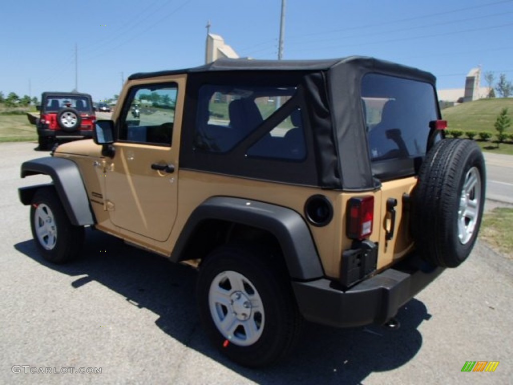 2013 Wrangler Sport 4x4 - Dune Beige / Black photo #8