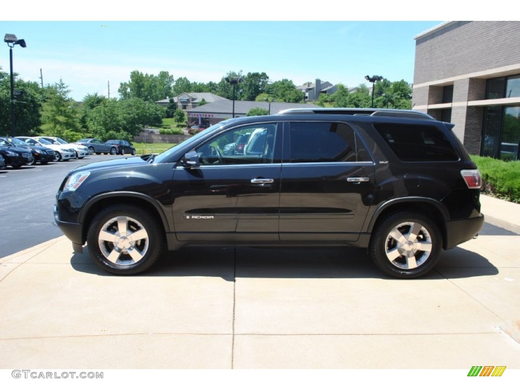 Carbon Black Metallic 2008 GMC Acadia SLT Exterior Photo #82485467