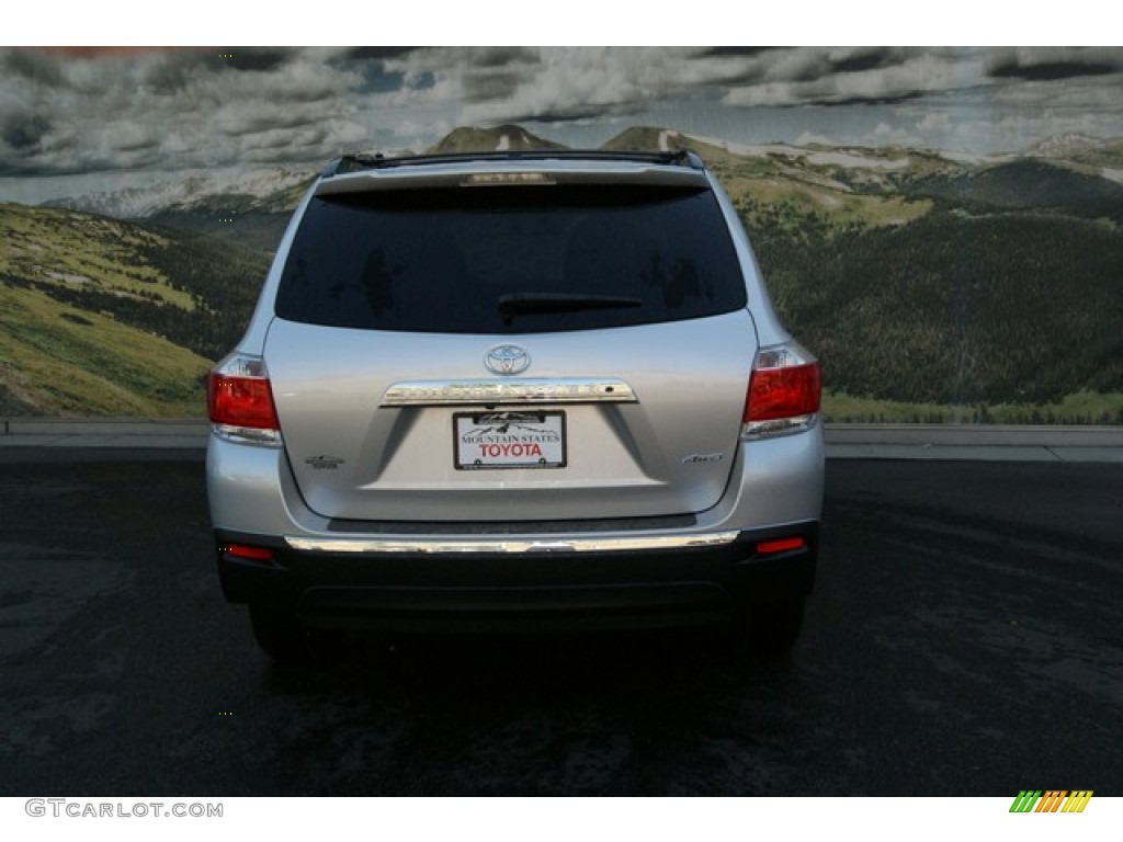 2013 Highlander Limited 4WD - Classic Silver Metallic / Ash photo #4