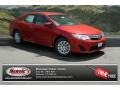 2013 Barcelona Red Metallic Toyota Camry LE  photo #1