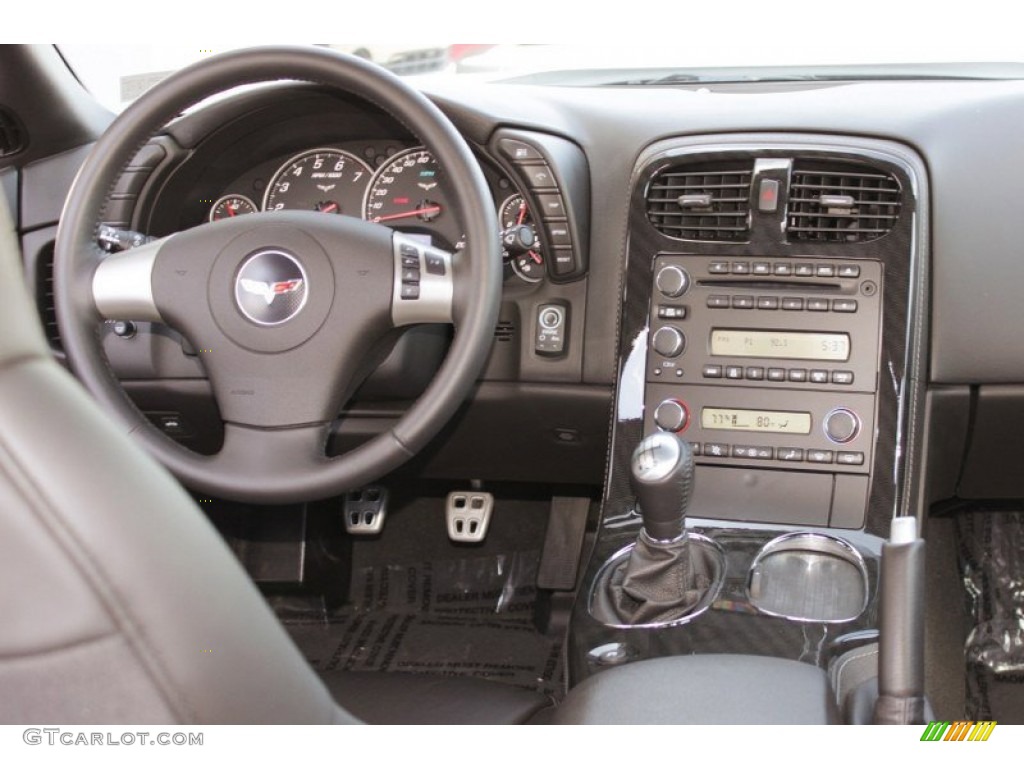 2011 Chevrolet Corvette Coupe Ebony Black Dashboard Photo #82486904