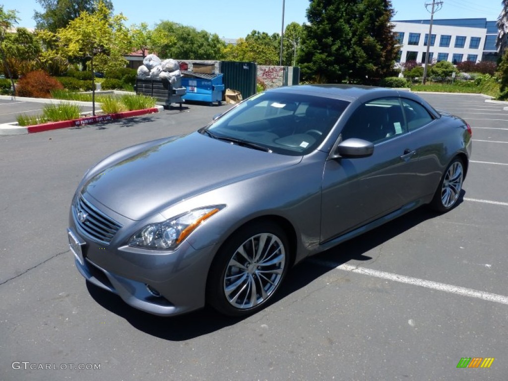 2011 G 37 S Sport Convertible - Graphite Shadow / Graphite photo #3