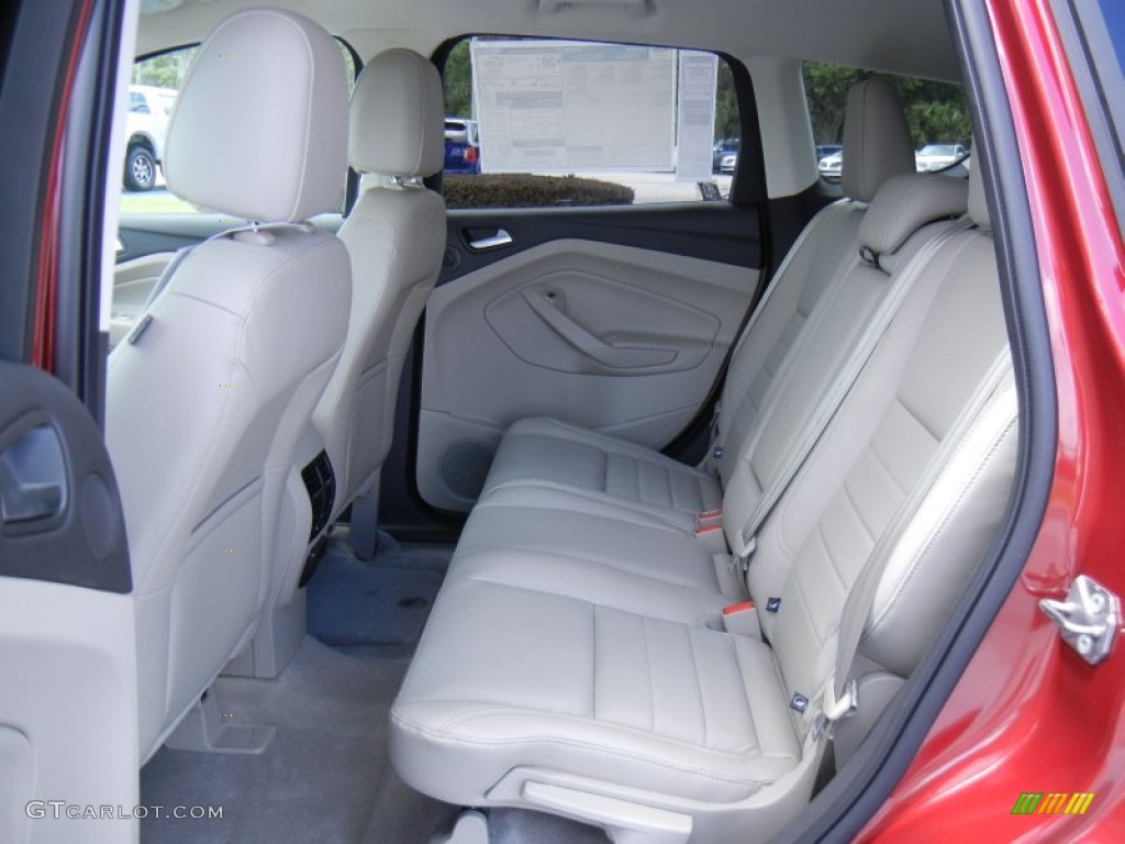 Medium Light Stone Interior 2014 Ford Escape Titanium 1.6L EcoBoost Photo #82488316