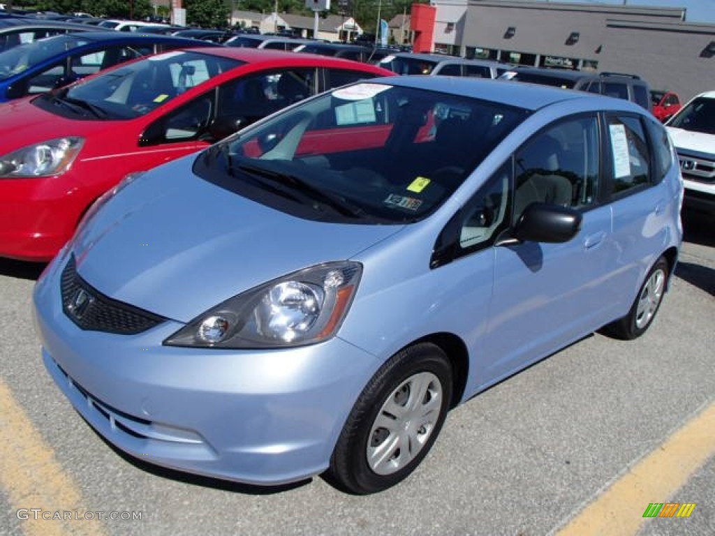 Tidewater Blue Metallic 2010 Honda Fit Standard Fit Model Exterior Photo #82488885