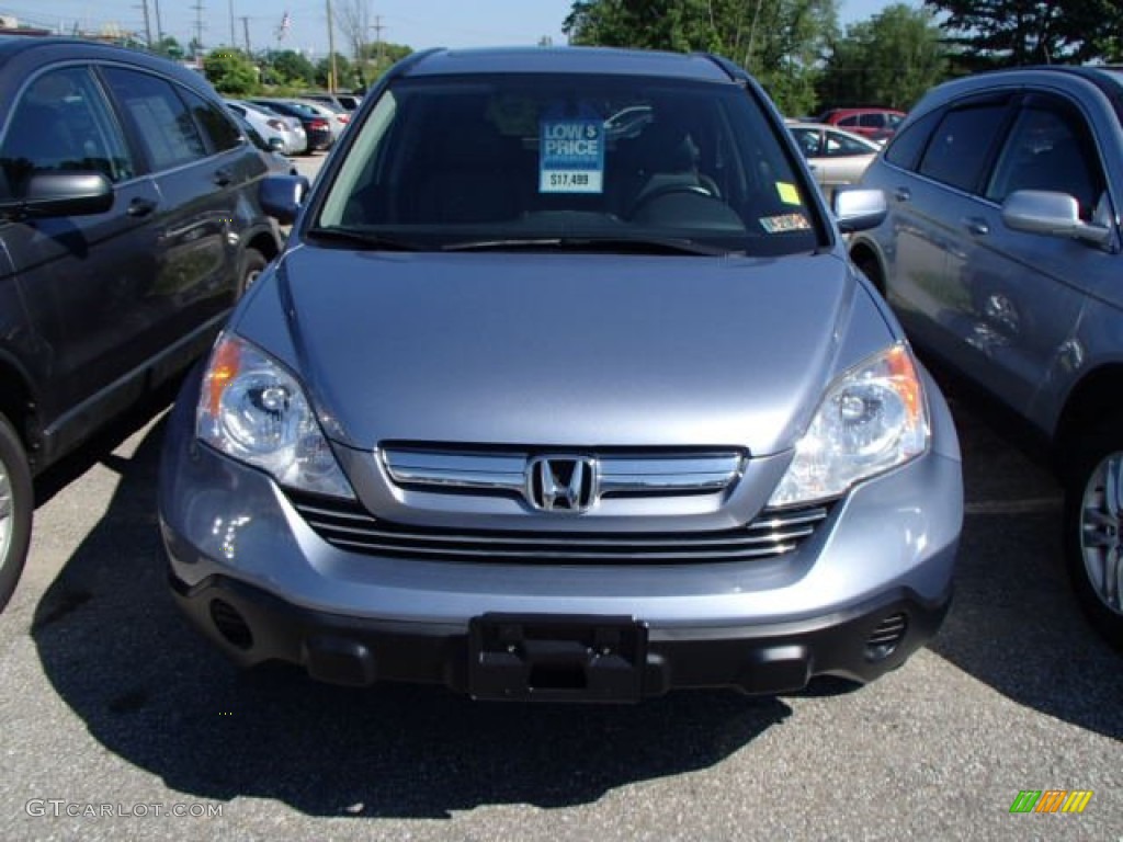 2008 CR-V EX-L - Glacier Blue Metallic / Gray photo #2