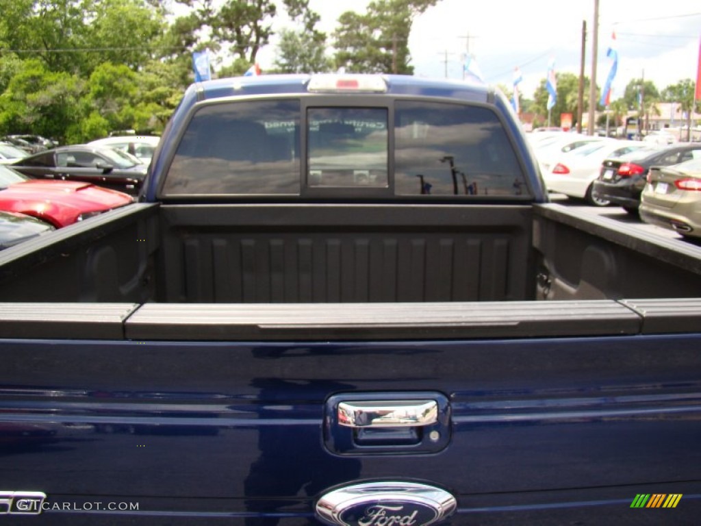 2010 F150 Lariat SuperCrew - Dark Blue Pearl Metallic / Tan photo #36