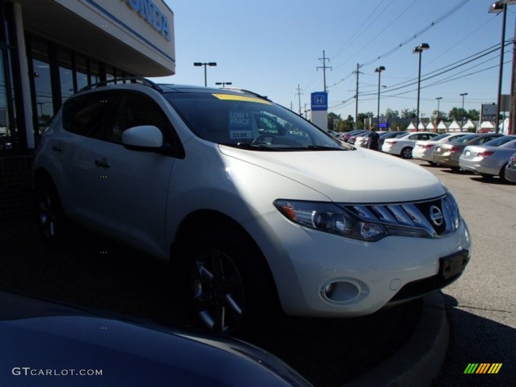 2010 Murano S AWD - Glacier White Pearl / Beige photo #1