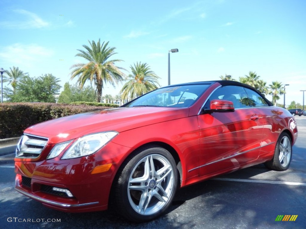 Mars Red 2011 Mercedes-Benz E 350 Cabriolet Exterior Photo #82489245