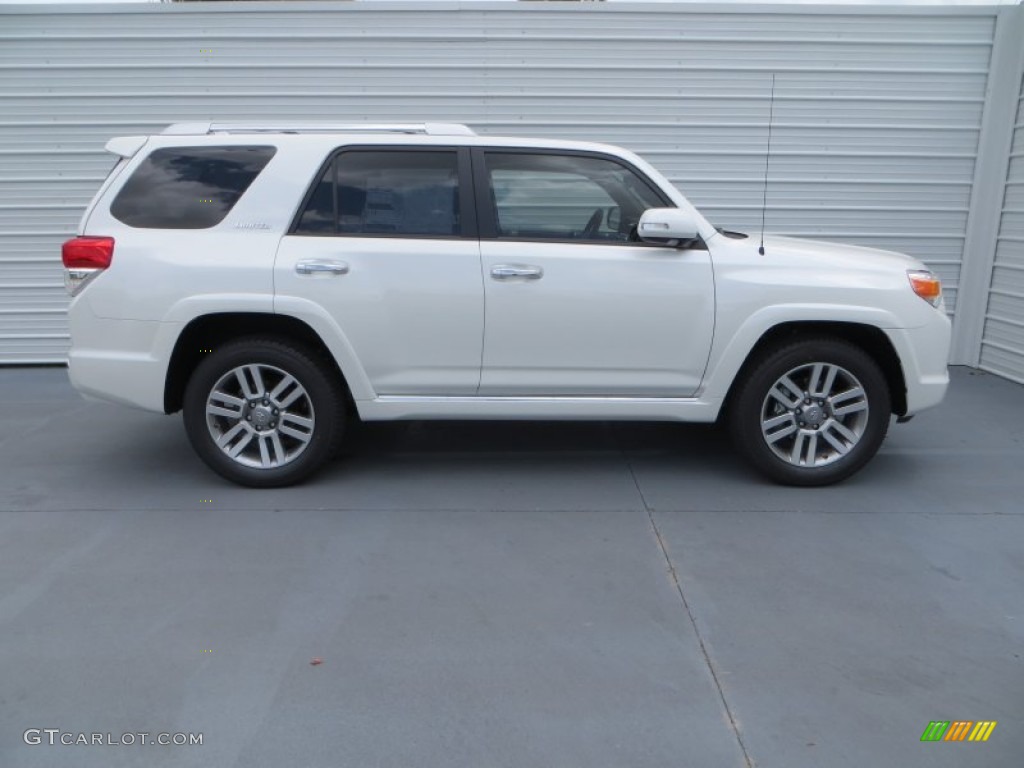 2013 4Runner Limited - Blizzard White Pearl / Sand Beige Leather photo #3