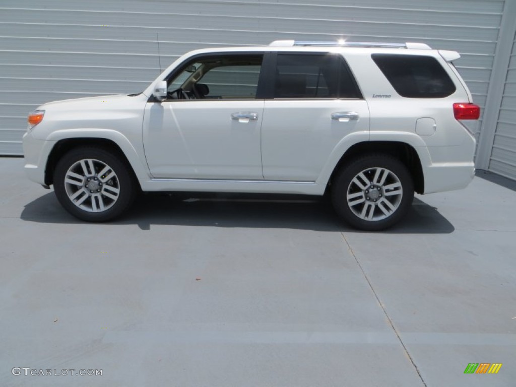 2013 4Runner Limited - Blizzard White Pearl / Sand Beige Leather photo #6