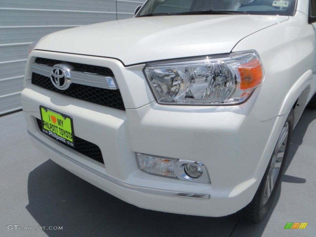 2013 4Runner Limited - Blizzard White Pearl / Sand Beige Leather photo #10