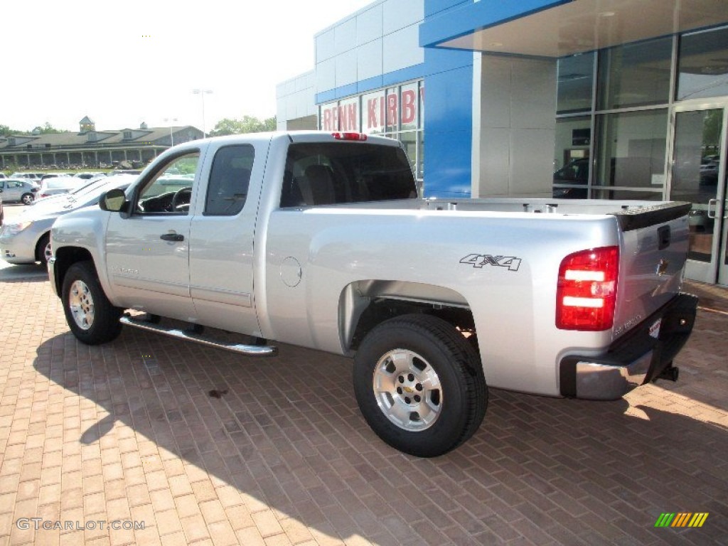 2013 Silverado 1500 LT Extended Cab 4x4 - Silver Ice Metallic / Ebony photo #2