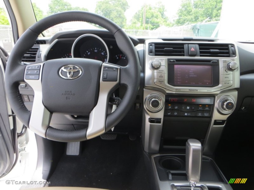 2013 Toyota 4Runner Limited Sand Beige Leather Dashboard Photo #82489847