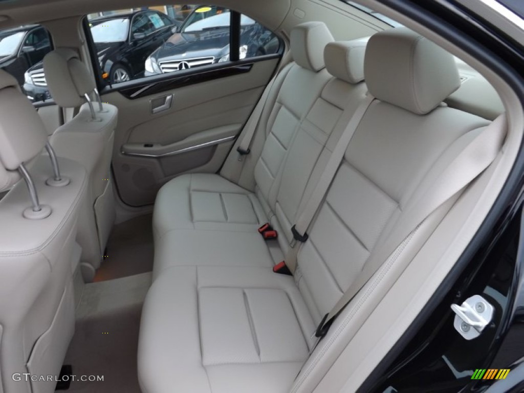 2014 E 350 4Matic Sport Sedan - Black / Silk Beige/Espresso Brown photo #6