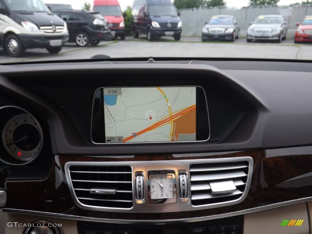 2014 E 350 4Matic Sport Sedan - Black / Silk Beige/Espresso Brown photo #9