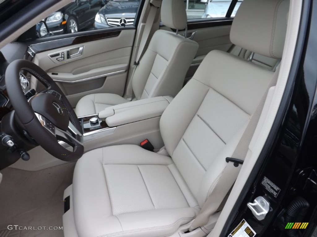 2014 E 350 4Matic Sport Sedan - Black / Silk Beige/Espresso Brown photo #11