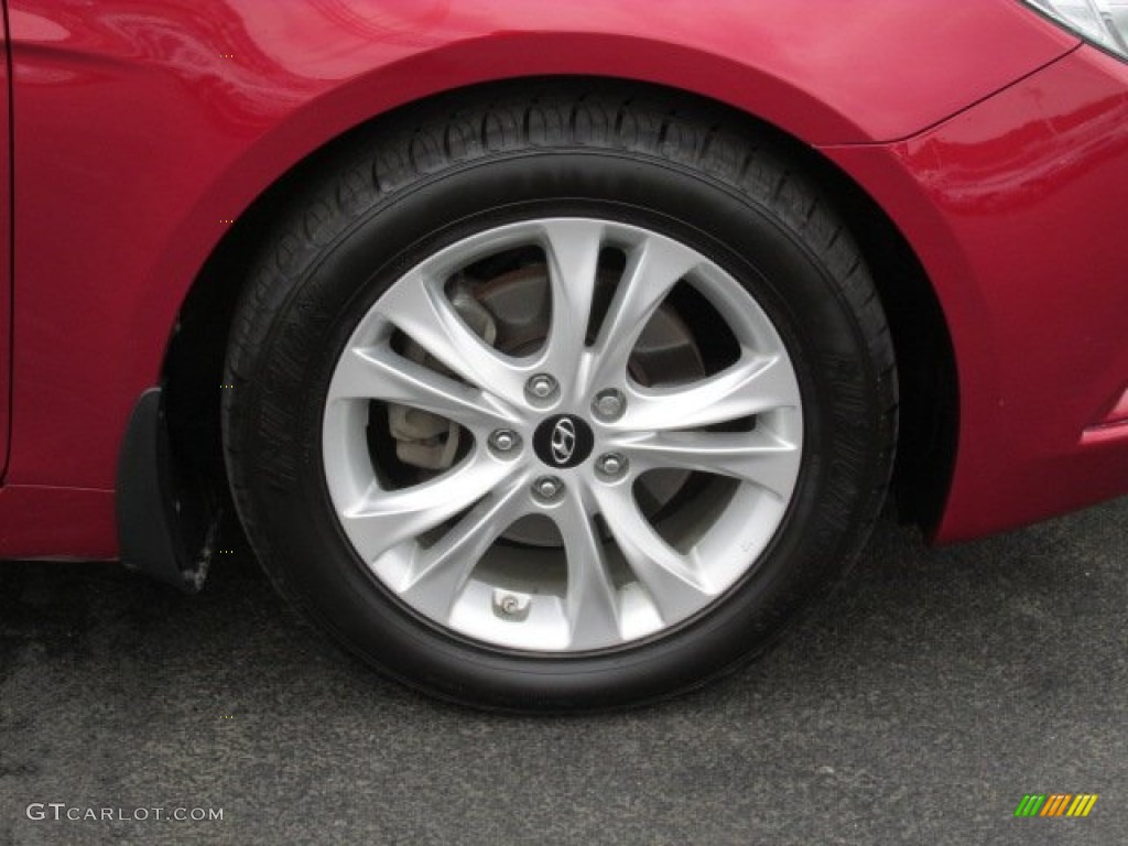 2011 Sonata Limited - Venetian Red / Camel photo #3