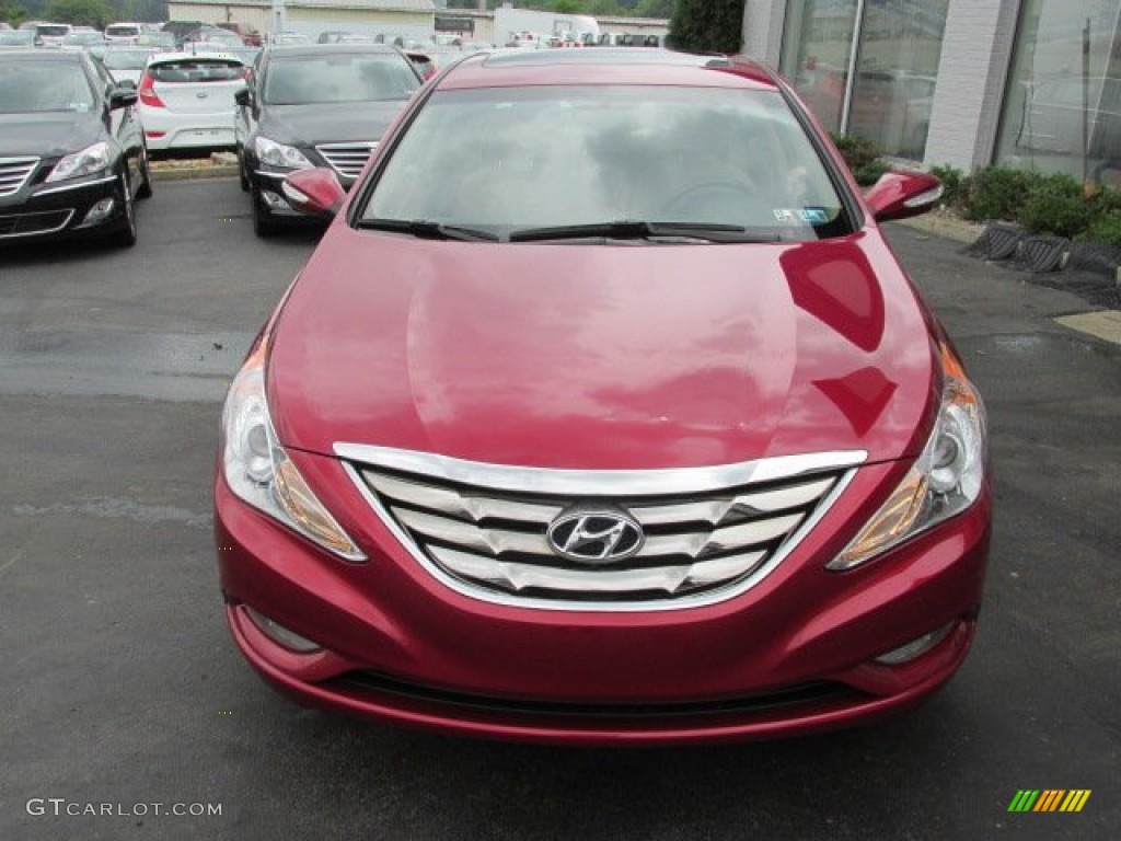 2011 Sonata Limited - Venetian Red / Camel photo #5