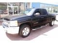 2013 Black Chevrolet Silverado 1500 LT Extended Cab 4x4  photo #10