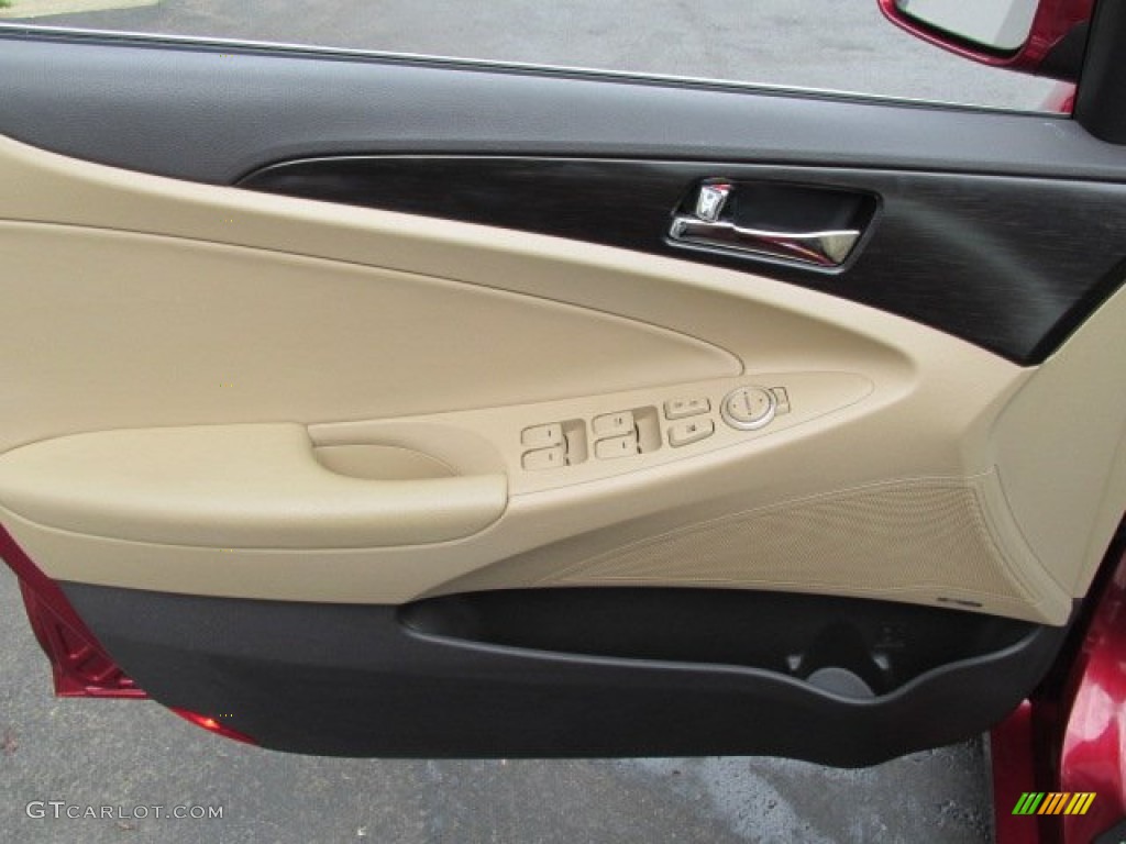 2011 Sonata Limited - Venetian Red / Camel photo #11
