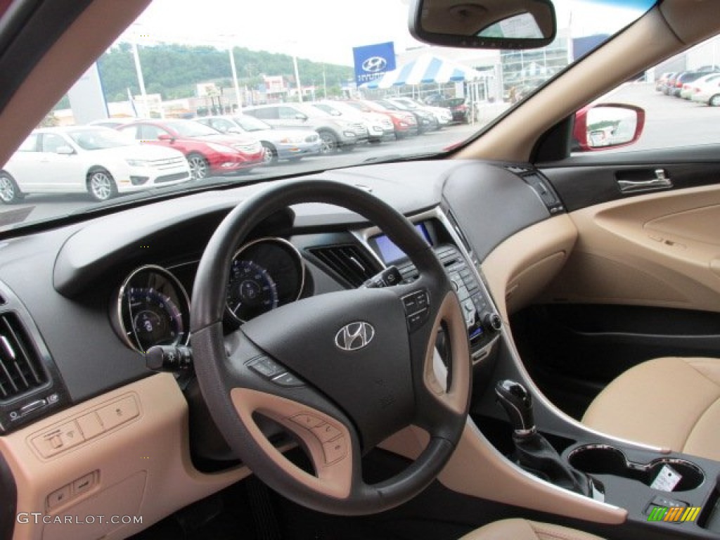 2011 Sonata Limited - Venetian Red / Camel photo #13