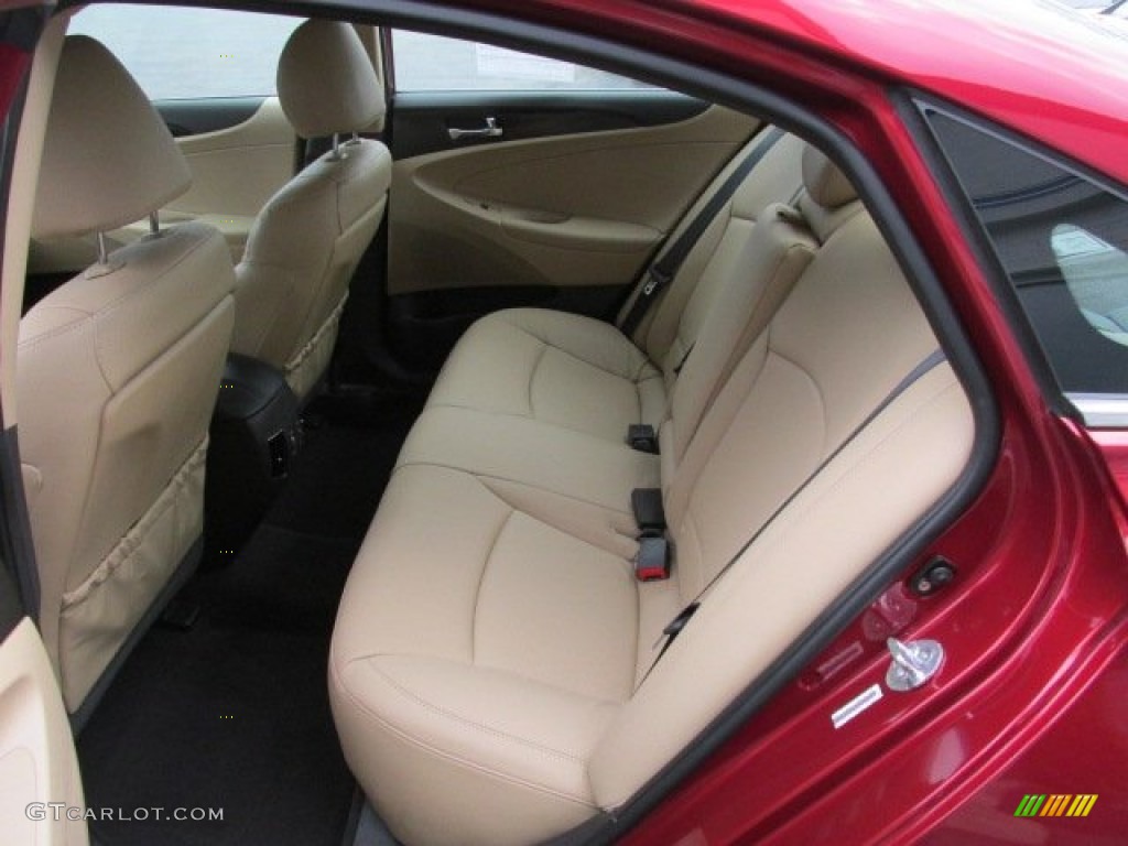 2011 Sonata Limited - Venetian Red / Camel photo #19