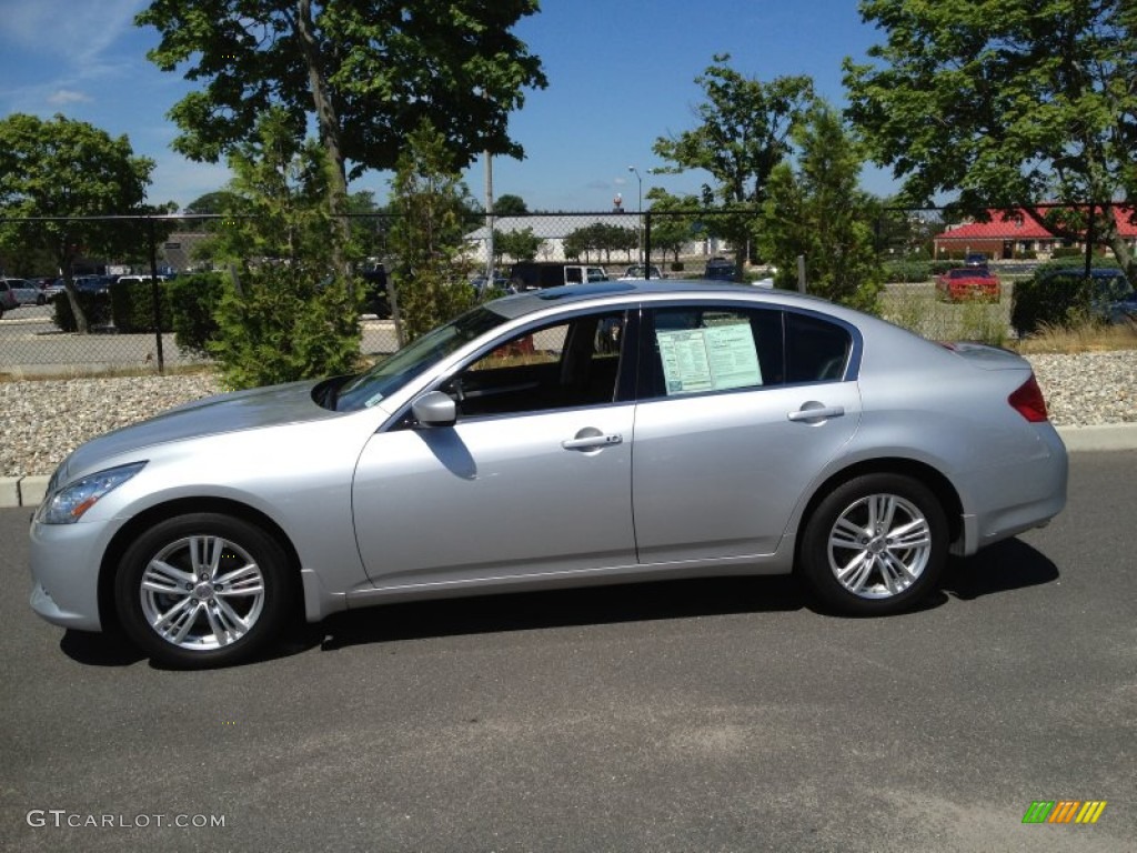 Liquid Platinum 2011 Infiniti G 25 x AWD Sedan Exterior Photo #82490875