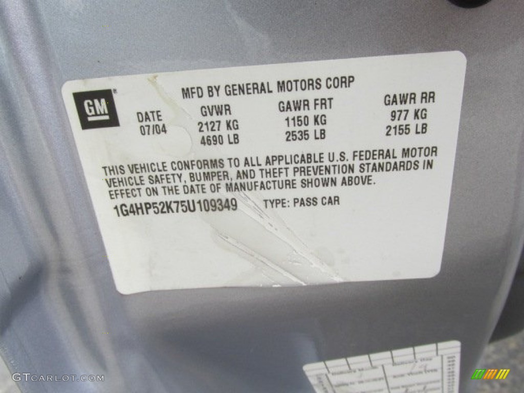 2005 LeSabre Custom - Glacier Blue Metallic / Gray photo #24