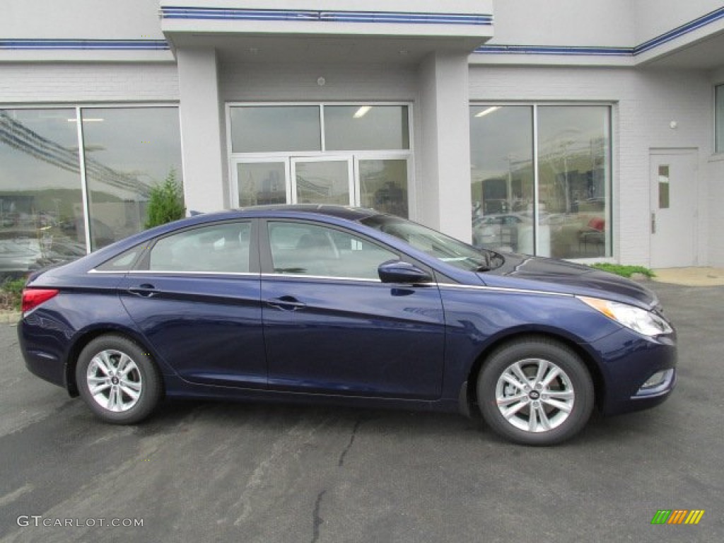 2013 Sonata GLS - Indigo Night Blue / Gray photo #2